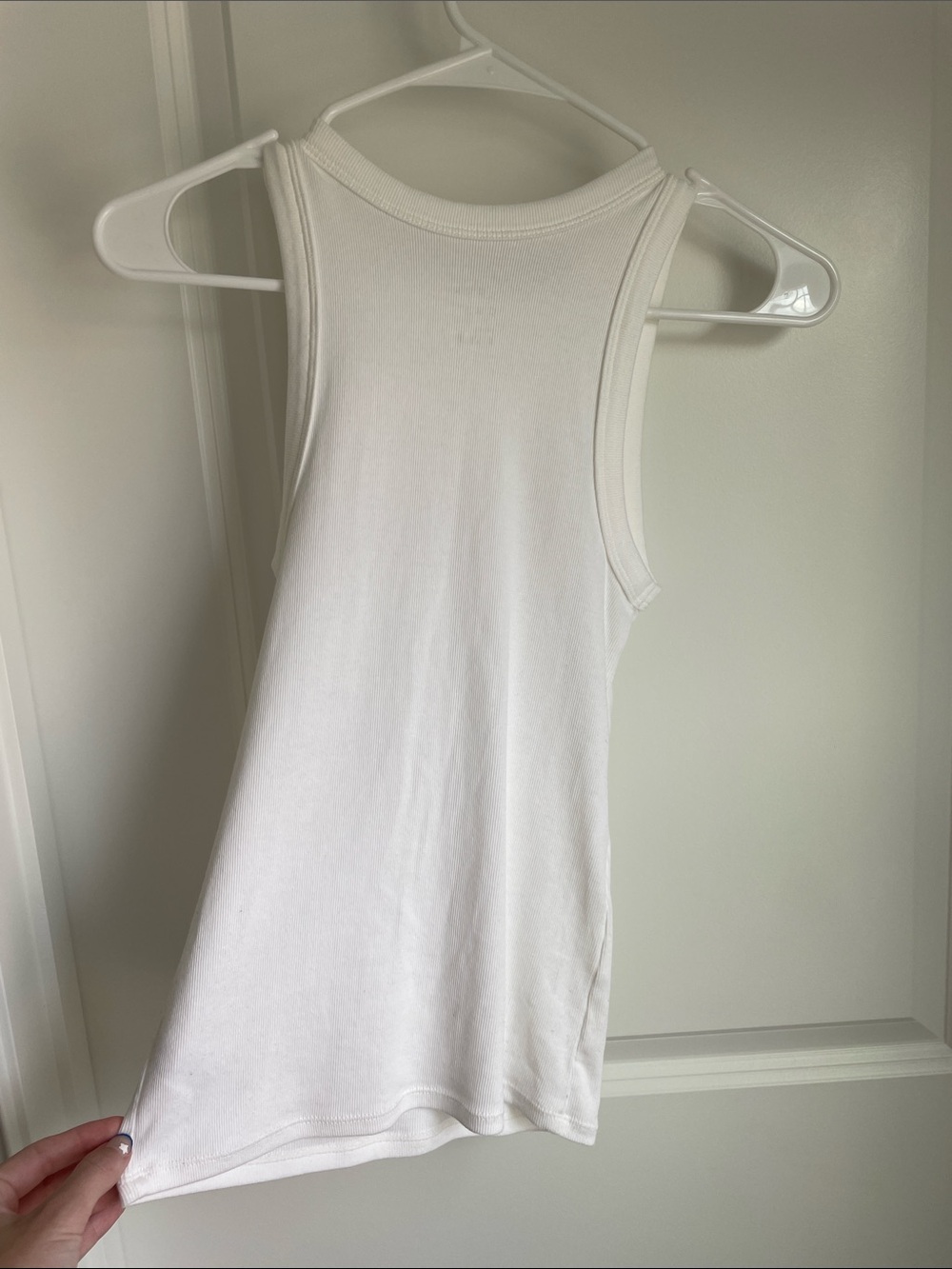 A NEW DAY White Ribbed Racerback Tank Top - Picture 11 of 12